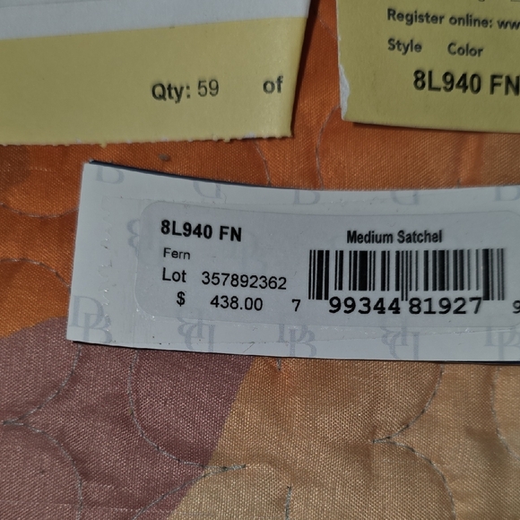 Dooney & Bourke Olive Green Satchel - Picture 12 of 12